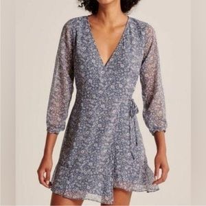 Abercrombie & Fitch Floral Wrap Dress